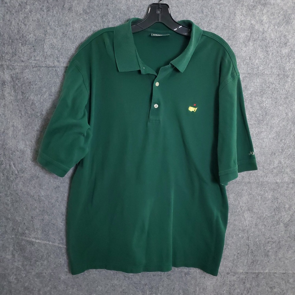 Masters Collection Polo Shirt Mens XL Golf Tournament Augusta Green Short Sleeve